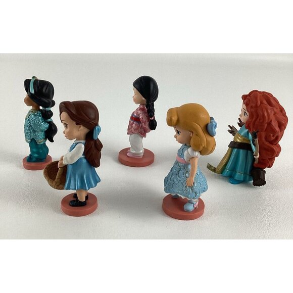 Disney Animator Collection Young Princess Merida Jasmine Belle 3" Figure Topper - Picture 3 of 6